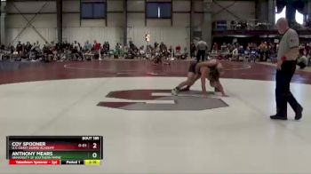 197 lbs Quarterfinal - Coy Spooner, U.S. Coast Guard Academy vs Anthony Mears, University Of Southern Maine