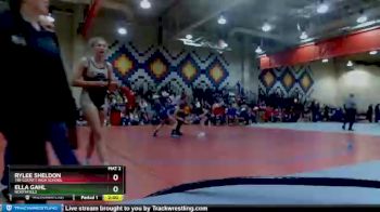 120 lbs Quarterfinal - Rylee Sheldon, Tri-County High School vs Ella Gahl, Northfield