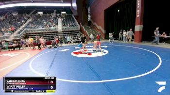 102 lbs Semifinal - Xabi Hellman, Wyoming Unattached vs Wyatt Miller, Diamondville Wrestling Club