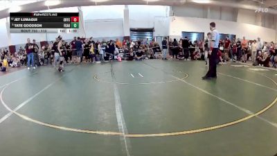 110 lbs Champ. Round 1 - Tate Goodson, Poquoson Athletic Association vs Jet Lumagui, Bull Island Grappling