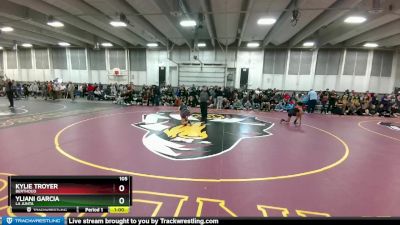 105 lbs Cons. Round 3 - Kylie Troyer, Berthoud vs Yliani Garcia, La Junta