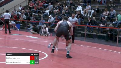 197 lbs Rr Rnd 1 - Brad Morrison, Lock Haven vs Daniel Lawrence, Army