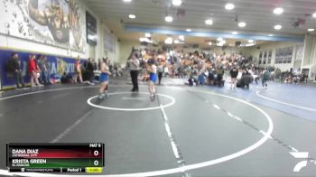 145 lbs Cons. Round 3 - Dana Diaz, Cathedral City vs Krista Green, El Rancho