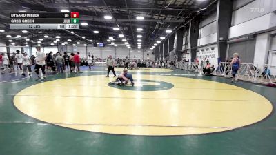 152 lbs Rr Rnd 2 - Dysard Miller, The Academy Wrestling Club - HSB vs Greg Green, Journeymen Blue - HSB