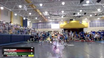 132 lbs Quarterfinal - Brice DiFilippo, St. Patrick`s High School vs Oscar Chaires, Tupelo High School