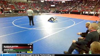 D2-126 lbs Cons. Semi - Mason Mau, Belleville/Mont./N. Gl. vs Blakelee Bastien, Luxemburg-Casco