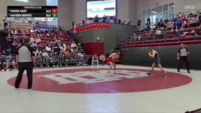 144 lbs Quarterfinal - Hayden Hervey, Battle Ground Academy vs Chase Hart, Baylor School