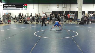 70 lbs Round Of 16 - Lane McClintock, IA vs Greyson Goodwin, IL