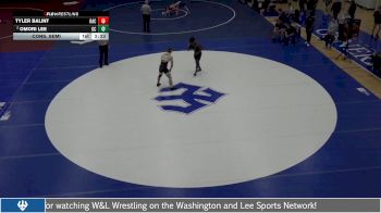 184 lbs Cons. Semi - Tyler Balint, Randolph College vs Omori Lee, Greensboro College