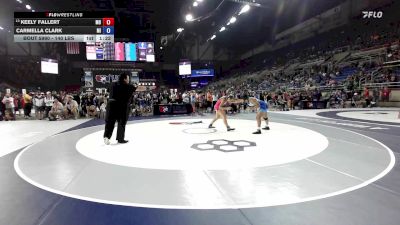 140 lbs Champ. Rd Of 32 - Keely Fallert, MO vs Carmella Clark, MI