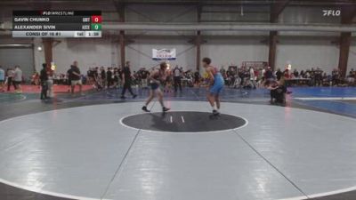 126 lbs Consi Of 16 #1 - Gavin Chunko, Grit Mat Club vs Alexander Sivin, Ascend