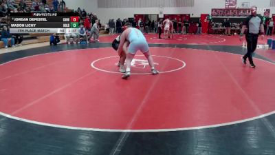 285 lbs 7th Place Match - Jordan DePestel, Canby vs Mason Lichy, Holdingford