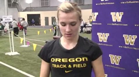 Brianne Theisen (Oregon - Collegiate Record 4507 pentathlon) at 2011 UW Invitational