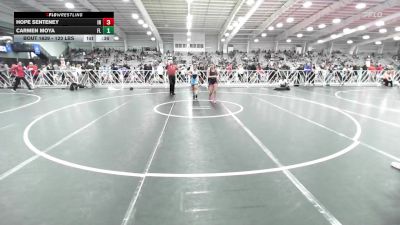 120 lbs Consi Of 32 #2 - Hope Senteney, IN vs Carmen Moya, FL