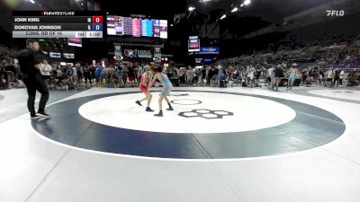 88 lbs Cons. Rd Of 16 - John King, IA vs Donovan Johnson, IL