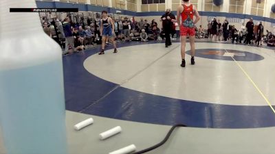 16U Boys FS - 120 lbs Cons. Semis - Liam Richards, Rhyno Academy Of Wrestling vs Luke Merchant, Whiteland Wrestling Club