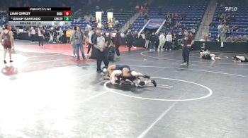 132 lbs Round Of 16 - Liam Christ, Brookline vs Izaiah Santiago, Central Catholic