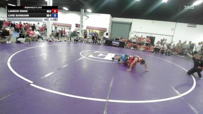 132 lbs Landon Rinke, Minnesota Blue vs Luke Barmann, Missouri Red