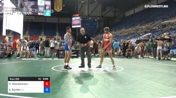 160 lbs Rnd Of 64 - Ryan Wasielewski, Illinois vs Kolbe Booker, North Dakota