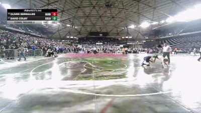 Boys 3A 165 lbs Cons. Round 4 - Oliver Serralles, Ingraham vs David Colby, Ridgeline