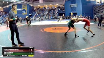 132 lbs Cons. Round 4 - Devin Ryan, New Milford vs Clinton Plotner, Lake Highland Preparatory School