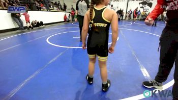37-40 lbs Quarterfinal - Keaton Holcomb, Tahlequah Wrestling Club vs Crew Andrews, Team Tulsa Wrestling Club