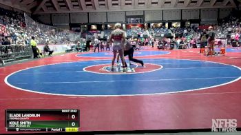 2A-150 lbs Cons. Round 2 - Kole Smith, East Jackson HS vs Slade Landrum, Toombs County