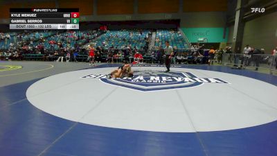 132 lbs Consi Of 16 #2 - Kyle Menuez, Grandview vs Gabriel Serros, Volcano Vista