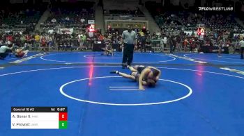 130 lbs Consolation - Adonis Bonar II., MWC Wrestling Academy vs Vance Provost, Lawrence Elite