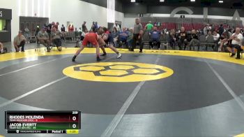 209 lbs Placement Matches (8 Team) - Rhodes Molenda, Team Missouri (MO) vs Jacob Evertt, Team 922 (OH-PA)