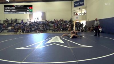 285 lbs Quarterfinal - David Baxter, Vanguard vs Joseph Chavez, Rio Hondo College