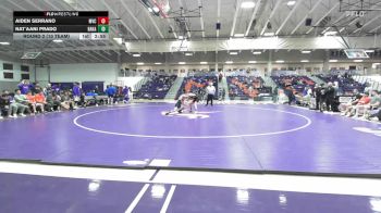 133 lbs Round 2 (10 Team) - Aiden Serrano, Missouri Valley vs Nat`aani Prado, Baker (Kan.)