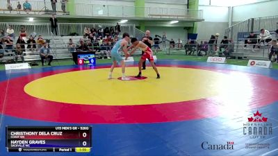 52kg Quarterfinal - Christhony Dela Cruz, Coast WA vs Hayden Graves, Sackville WC