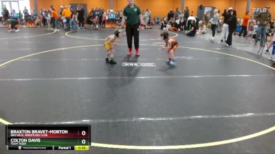 45 lbs Round 1 - Braxton Bravet-Morton, Red Devil Wrestling Club vs Colton Davis, Team Tiger