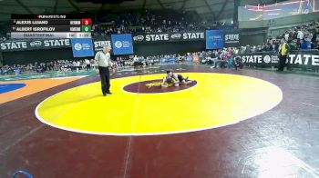 Boys 3A 120 lbs Quarterfinal - Alexis Lujano, Hermiston vs Albert Isrofilov, Kent Meridian