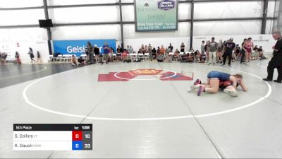 58 kg 5th Place - Sadie Collins, Cordoba Trained vs Kayden Dauch, Team VA