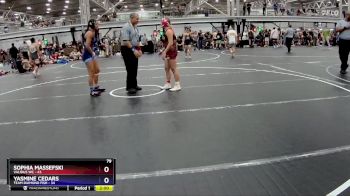 145 lbs Semis (4 Team) - Sophia Massefski, Validus WC vs Yasmine Cedars, Team Diamond Fish