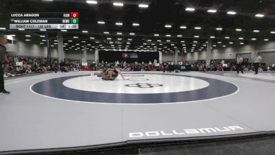 132 lbs Champ. Rd Of 64 - William Coleman, Bear Cave Wrestling Club vs Lucca Aragon, Florida