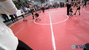 46 lbs Round Of 16 - Knox Branham, Vian Wrestling Club vs Ace Bogart, Dark Cloud Wrestling Club