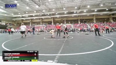 125 lbs Cons. Round 5 - Easton Habiger, Maize WC vs Denver Hughes, Columbus