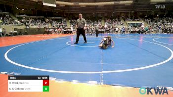 49 lbs Round Of 32 - Holden Workman, Perry Wrestling Academy vs Aysa Al-Qahtani, Wyandotte Youth Wrestling