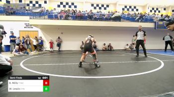 52 lbs Semifinal - Beckett Mills, Team Tulsa Wrestling Club vs Willie Lewis, Coweta Tiger Wrestling