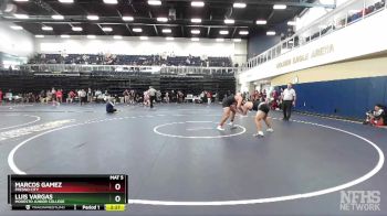 184 lbs Quarterfinal - Luis Vargas, Modesto Junior College vs Marcos Gamez, Fresno City