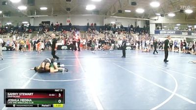 119 lbs Champ. Round 1 - Joshua Medina, Lake Erie Wrestling Club vs Sammy Stewart, Unattached