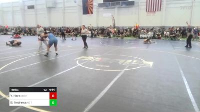 191 lbs Rr Rnd 1 - Yaretzi Haro, Unattached vs Braya Andrews, No Team