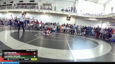 49 lbs Cons. Round 7 - Leyton Boyd, Delta Wrestling Club Inc. vs Kameron DeCamp, Franklin Central Wrestling Club