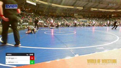 145 lbs Consi Of 8 #2 - Ryan Briggs, New England Gold vs Luke Wilson, Stronghold Wrestling Club