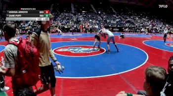 2A-175 lbs Champ. Round 1 - Zane Puff, Franklin County vs Joshua Arroyo, Burke County