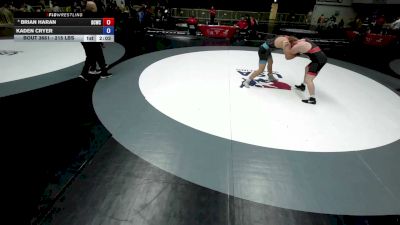 215 lbs Cons. Semis - Brian Haran, Daniel Cormier Wrestling Club vs Kaden Cryer