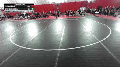 USA Junior Boys - 132 lbs Champ. Round 1 - Jacob Allen, Lodi High School Wrestling vs Brandon Romo, Wisconsin